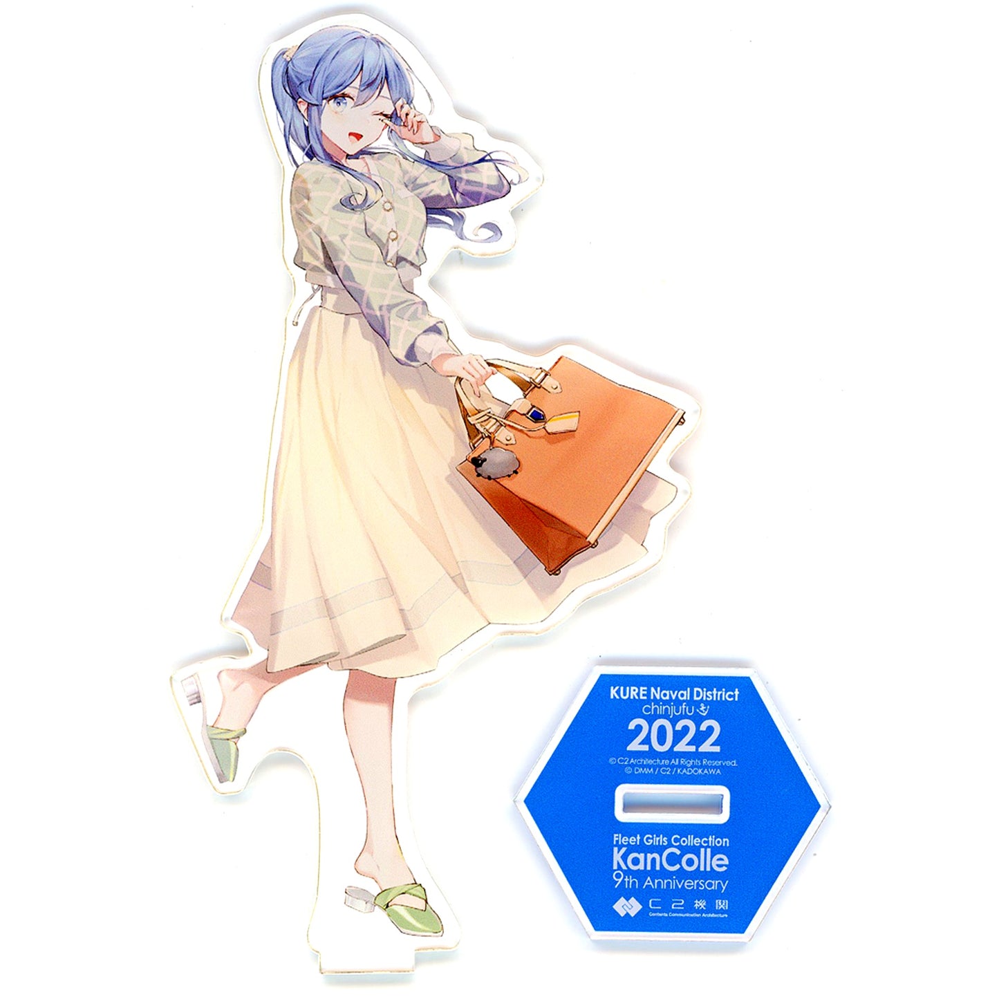 Gotland Life-Size Acrylic Stand Kantai Collection KanColle C2 Kikan Kure Chinjufu Meguri 2022 Kure City 120th Anniversary [USED]