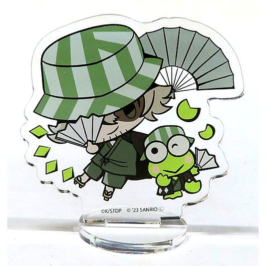 Kisuke Urahara x Keroppi Bleach: Thousand-Year Blood War x Sanrio Characters Pop Up Store in Tokyo Character Street Petit Acrylic Stand [USED]