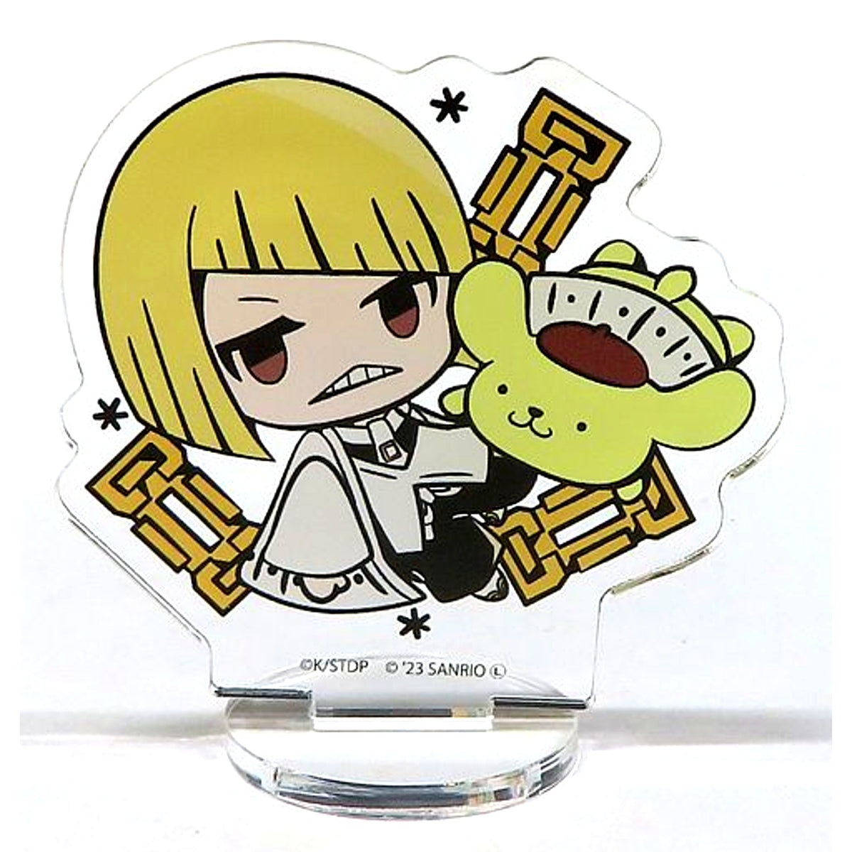 Shinji Hirako x Pompompurin Bleach: Thousand-Year Blood War x Sanrio Characters Pop Up Store in Tokyo Character Street Petit Acrylic Stand [USED]