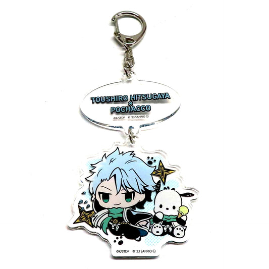 Toshiro Hitsugaya Pochacco Connected Acrylic Keychain BLEACH Thousand-Year Blood War x Sanrio Characters [USED]