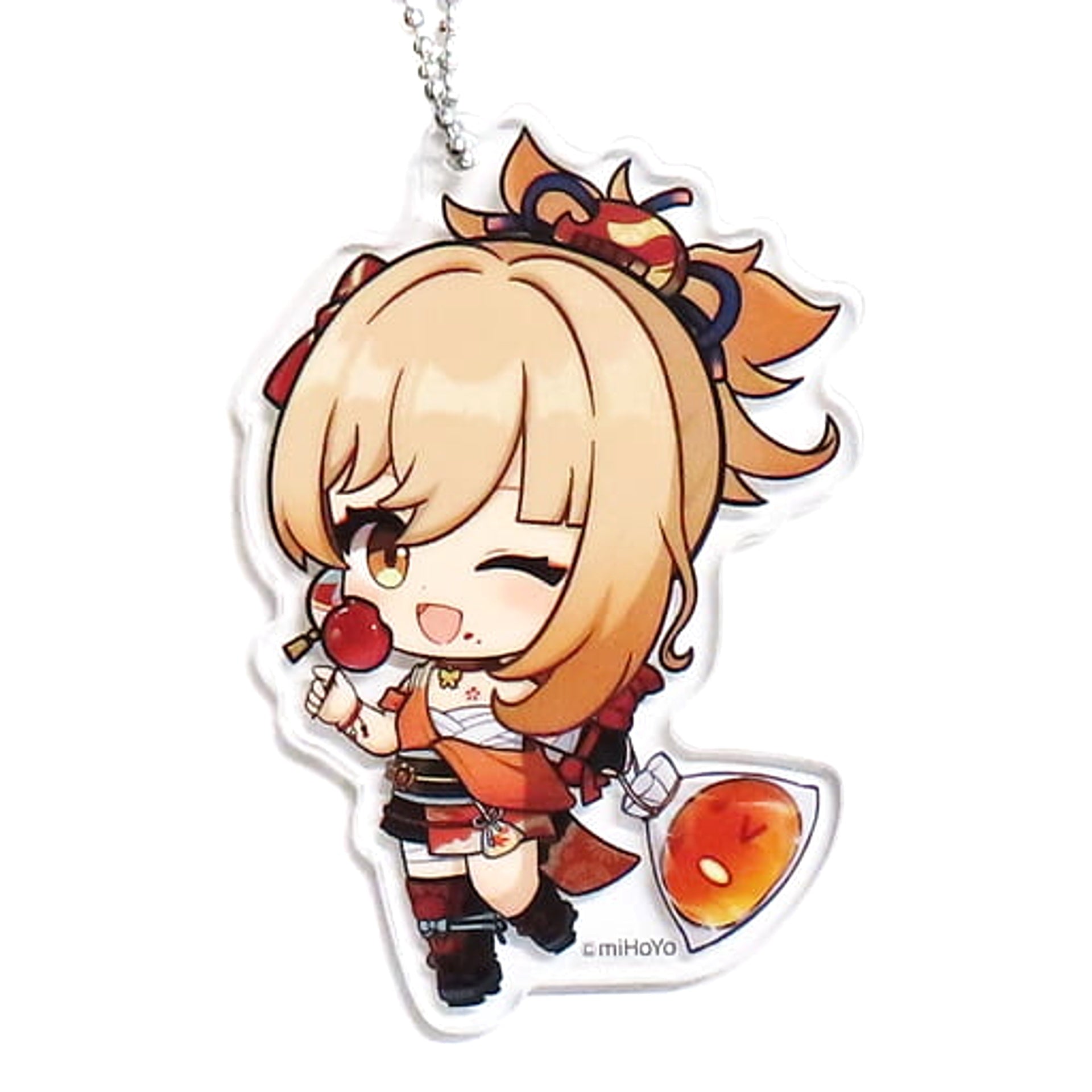 Genshin Yoimiya Chibi Acrylic Ball Chain Lightning Gigo Limited Acrylic Item [USED]