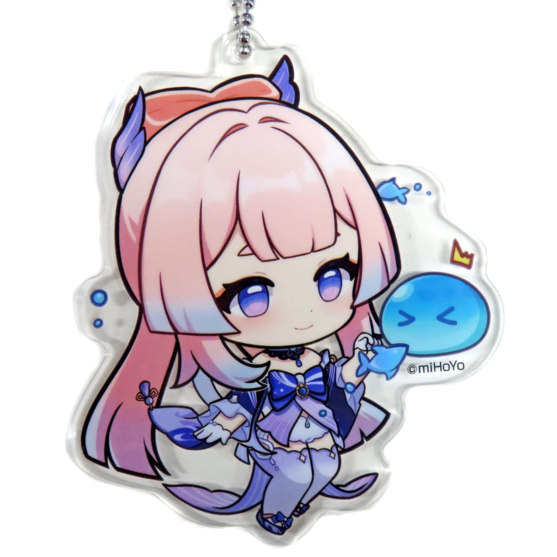 Genshin Sangonomiya Kokomi Chibi Acrylic Ball Chain Lightning Gigo Limited Acrylic Item [USED]