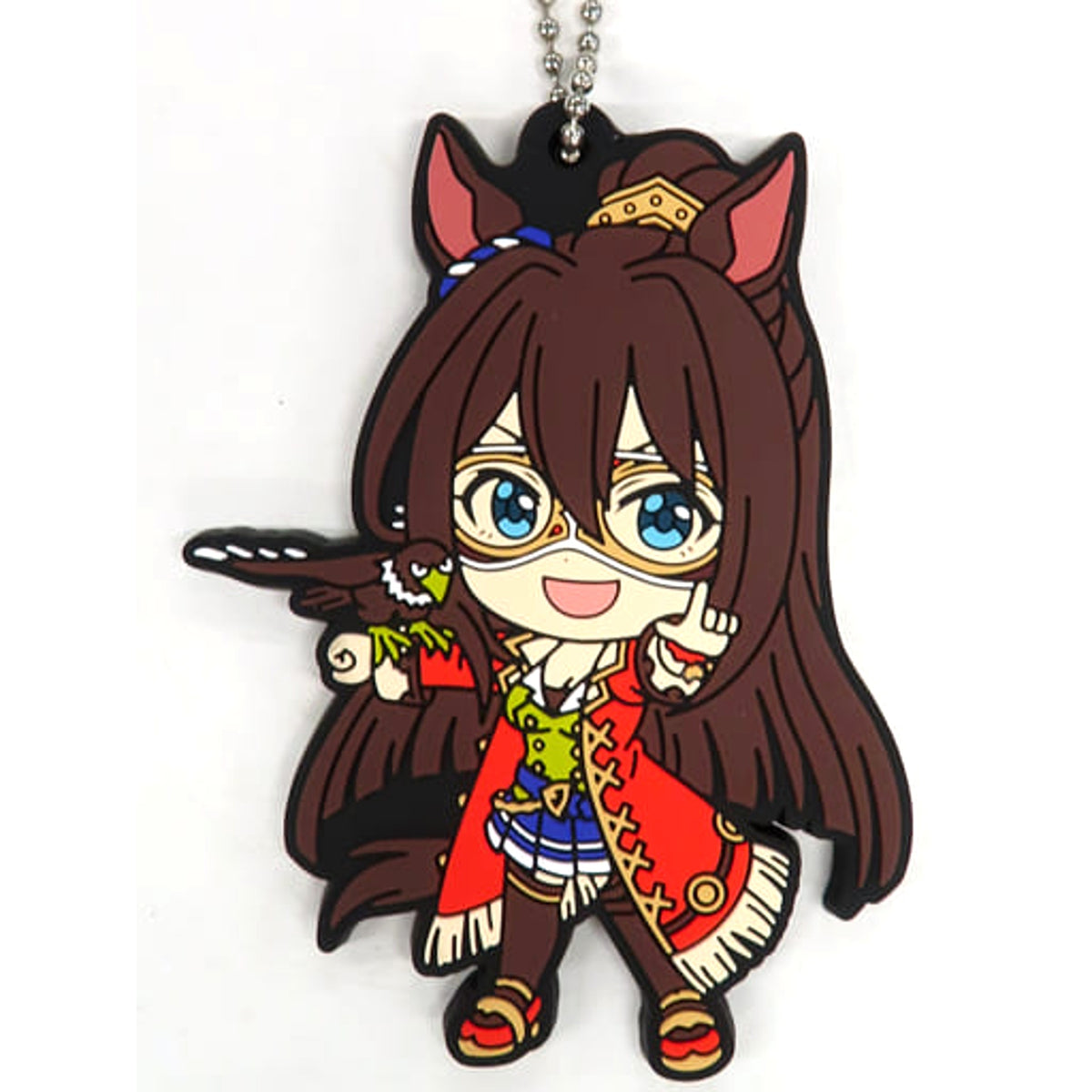 Umamusume: Pretty Derby El Condor Pasa Ichiban Kuji Part.7 Rubber Mascot Prize G Keychains [USED]