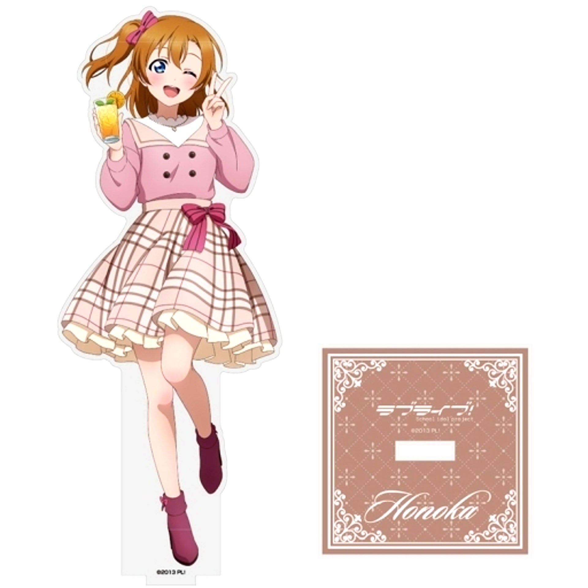 Honoka Kosaka Party Dress Ver. Love Live! Illustration Large Acrylic Stand [USED]