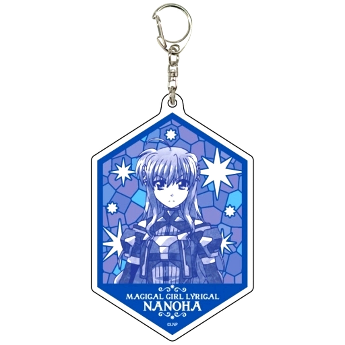 Kyrie Florian 06. MANGEKYO Illustration Magical Girl Lyrical Nanoha Series Acrylic Keychain [USED]