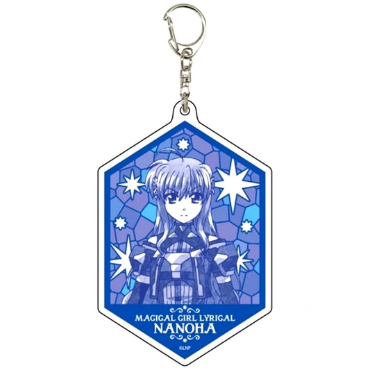 Kyrie Florian 06. MANGEKYO Illustration Magical Girl Lyrical Nanoha Series Acrylic Keychain [USED]