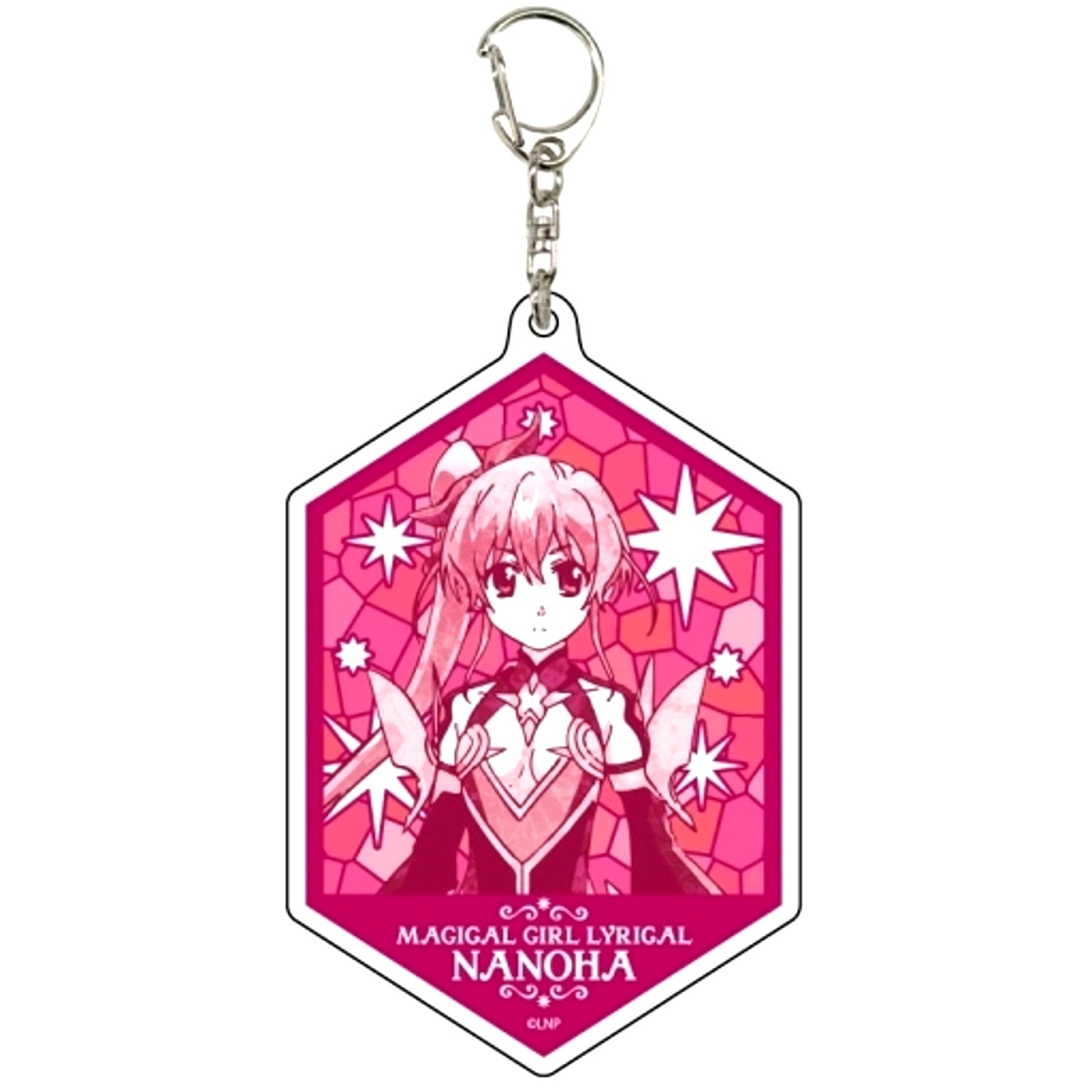 Iris 06. MANGEKYO Illustration Magical Girl Lyrical Nanoha Series Acrylic Keychain [USED]