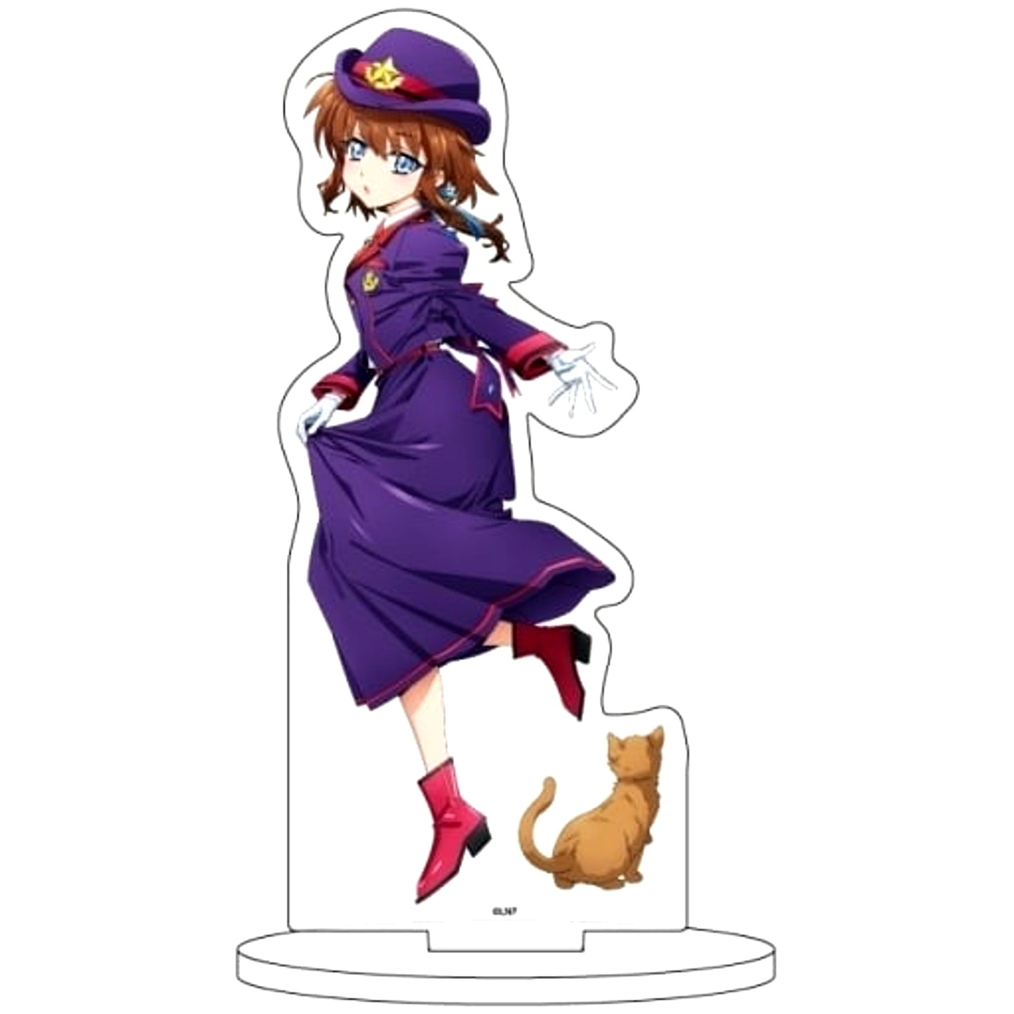 08. Stern Starks Station Attendant Ver. Illustration Character Acrylic Figure Magical Girl Lyrical Nanoha Series [USED]