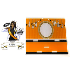 Disney: Twisted-Wonderland Leona Kingscholar Diorama Acrylic Stand Omekashi Birthday Ver. Premium Birthday 2023 Pop Up Shop in animate Limited Acrylic Stands [USED]