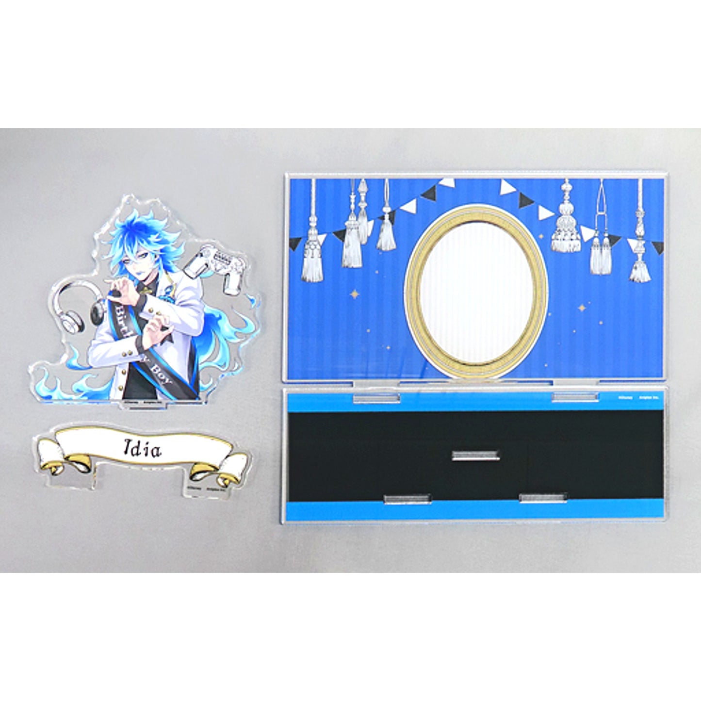Idia Shroud Omekashi Birthday Ver. Diorama Acrylic Stand Disney Twisted-Wonderland Premium Birthday 2023 POP UP SHOP in Animate [USED]