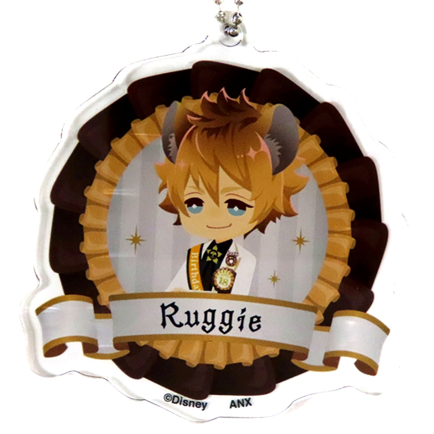 Ruggie Bucchi Disney Twisted-Wonderland Deformed Acrylic Charm Collection Omekashi Birthday ver. Premium Birthday 2023 POP UP SHOP in Animate [USED]