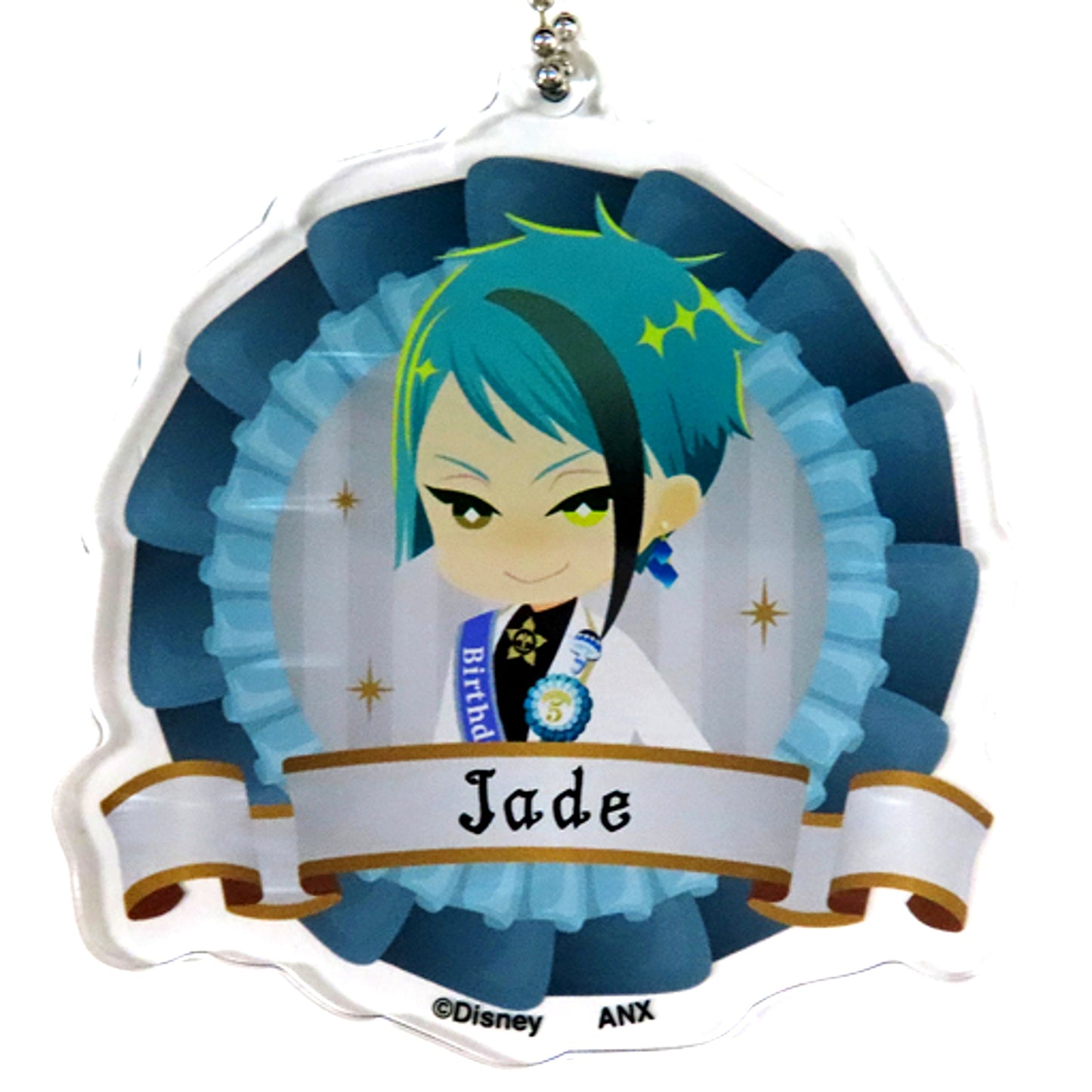 Jade Leech Disney Twisted Wonderland Deformed Acrylic Charm Collection Omekashi Birthday ver. Premium Birthday 2023 POP UP SHOP in Animate [USED]