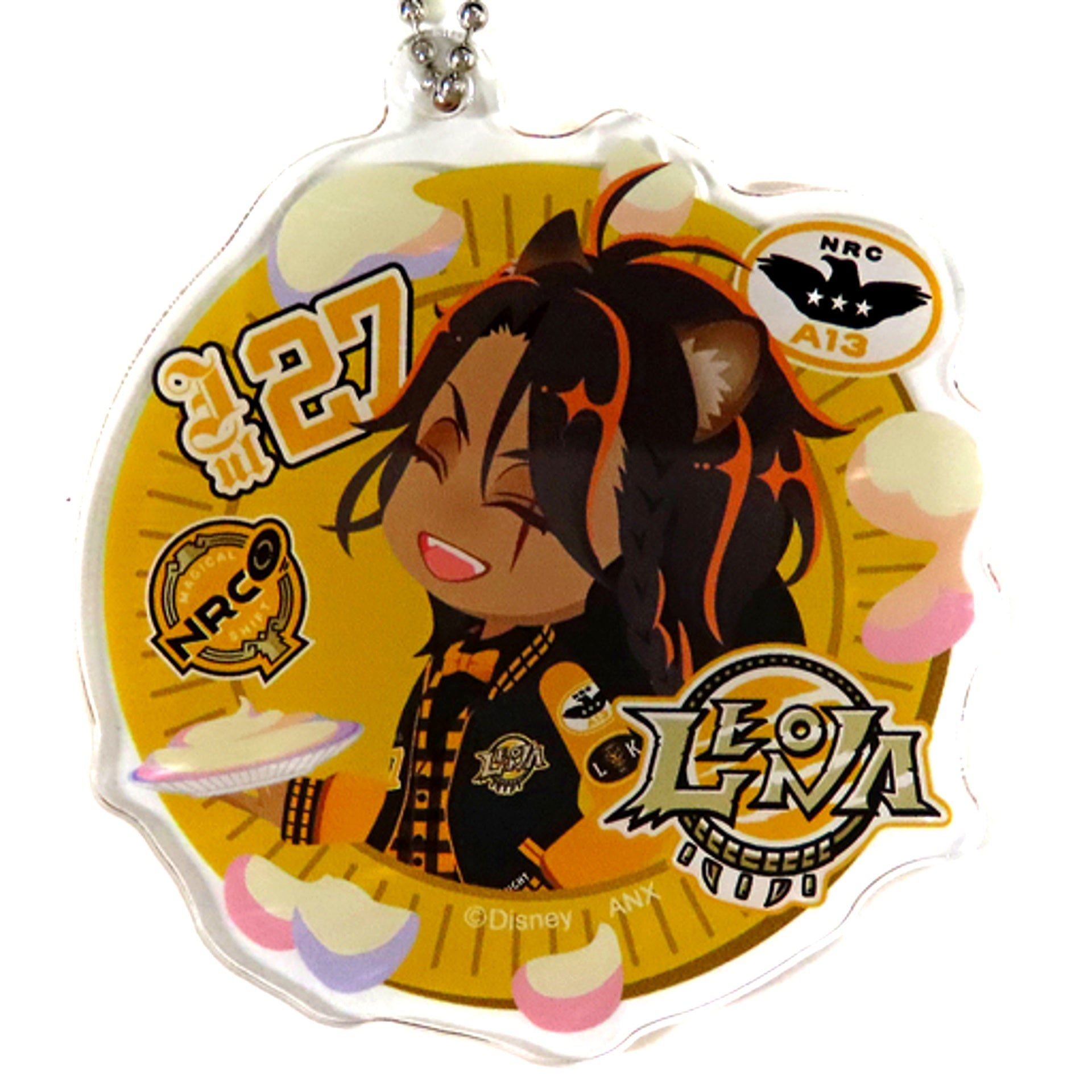 Leona Kingscholar Disney Twisted Wonderland Deformed Acrylic Charm Collection Union Birthday ver. Premium Birthday 2023 POP UP SHOP in Animate [USED]