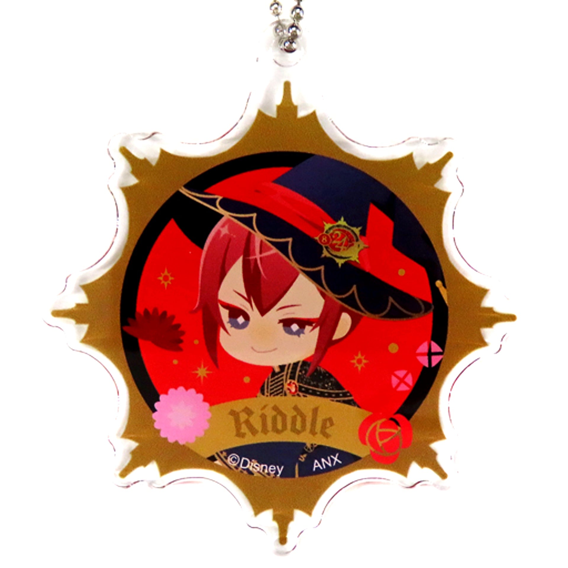 Riddle Rosehearts Disney Twisted-Wonderland Deformed Acrylic Charm Collection Bloom Birthday ver. Premium Birthday 2023 POP UP SHOP in Animate [USED]