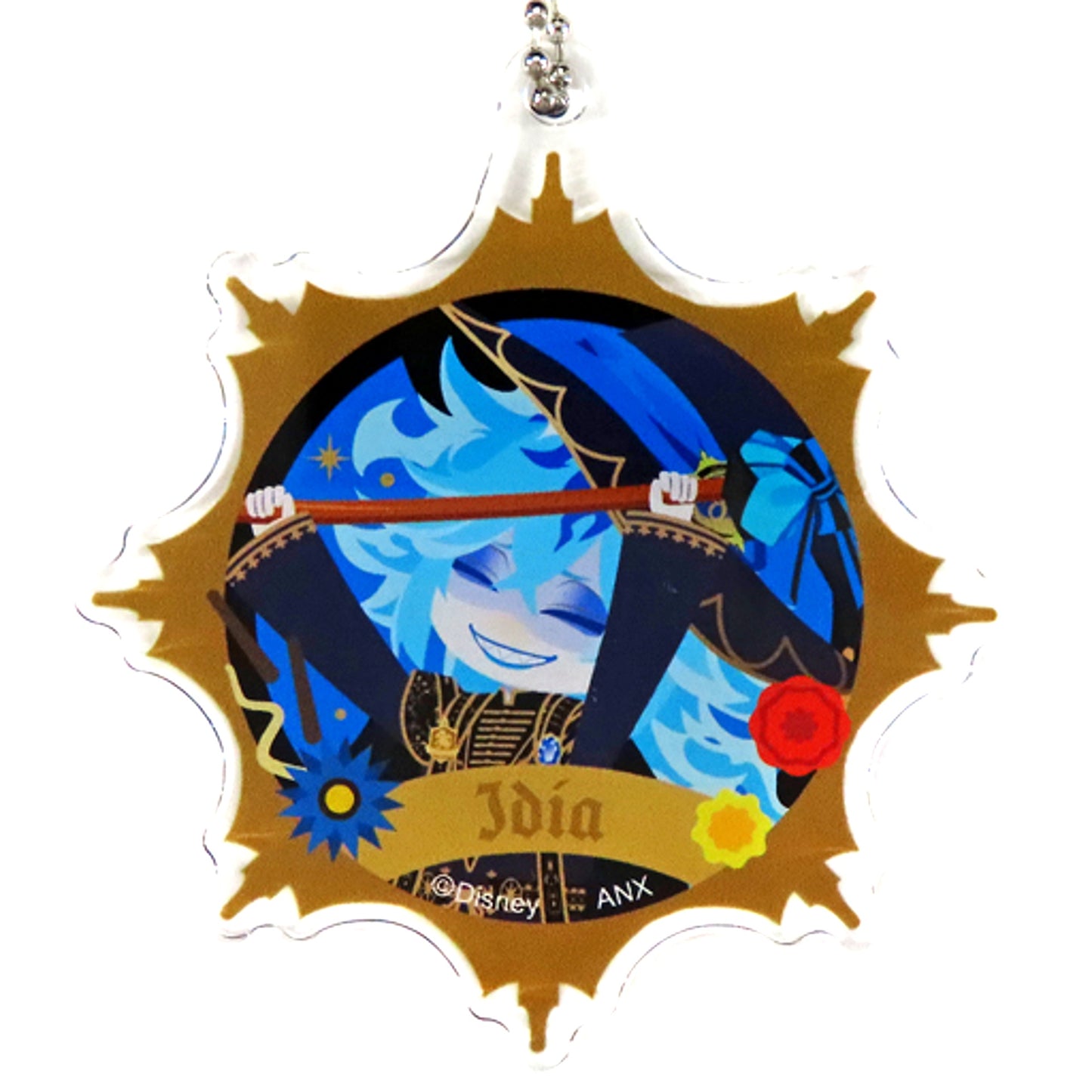 Idia Shroud Disney Twisted-Wonderland Premium Birthday 2023 POP UP SHOP in Animate Deformed Acrylic Charm Collection Bloom Birthday Ver. [USED]