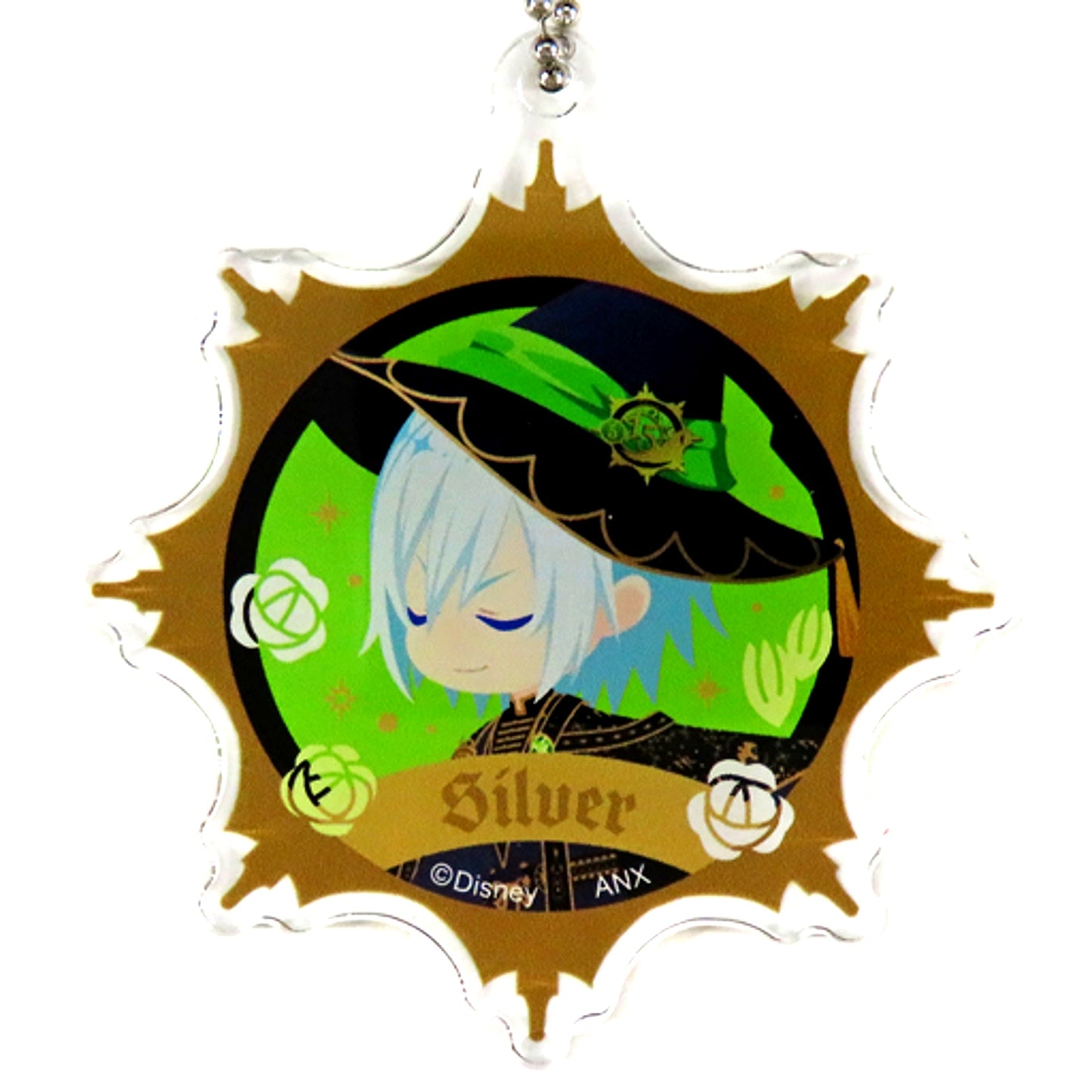 Silver Disney Twisted-Wonderland Deformed Acrylic Charm Collection Bloom Birthday ver. Premium Birthday 2023 POP UP SHOP in Animate [USED]