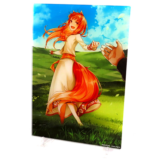 Holo Spice and Wolf Dengeki Bunko 30th Anniversary Cho Dengeki Bunko Ten Goods Acrylic Plate A [USED]
