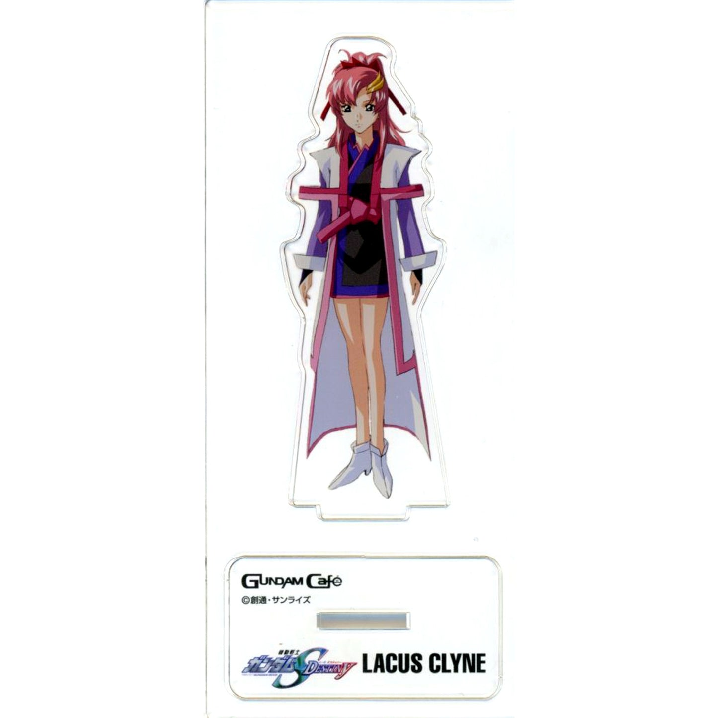 Lacus Clyne Mobile Suit Gundam SEED DESTINY MODEL SHEET AS Acrylic Stand Gundam Cafe Ltd [USED]