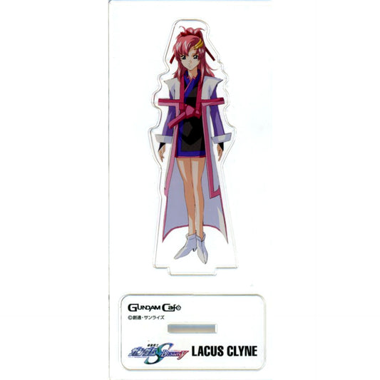 Lacus Clyne Mobile Suit Gundam SEED DESTINY MODEL SHEET AS Acrylic Stand Gundam Cafe Ltd [USED]