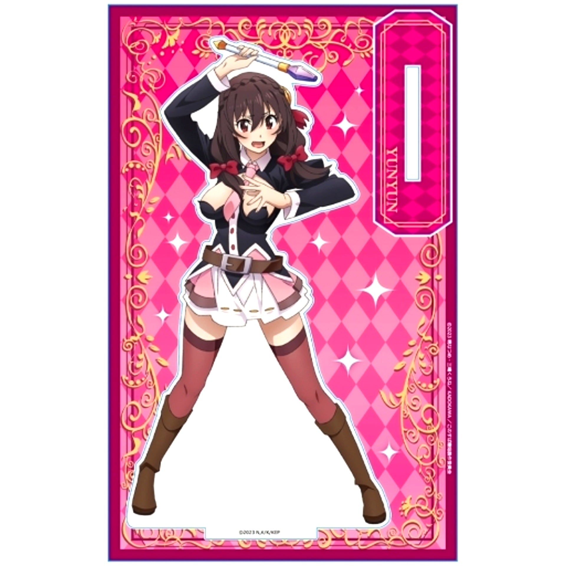 Yunyun B Acrylic Character Stand KonoSuba An Explosion on This Wonderful World [USED]