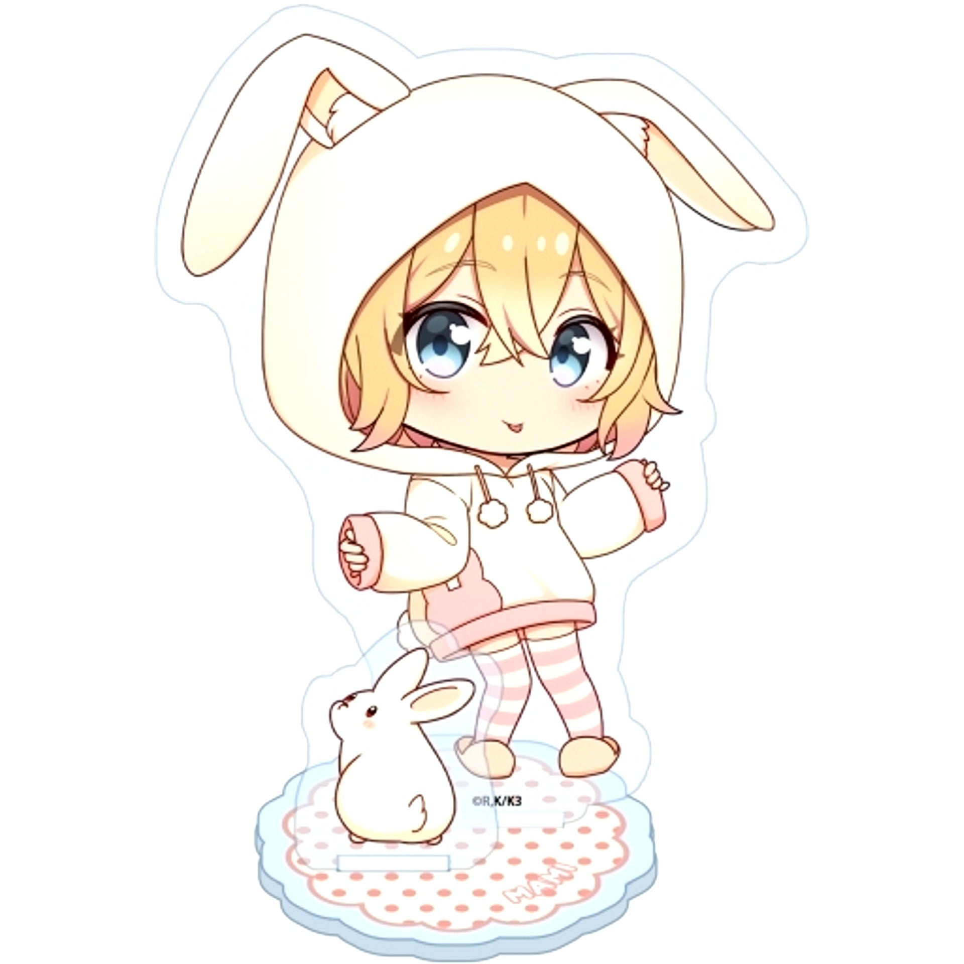 Mami Nanami Animal Ears Petit Choco Acrylic Stand Rent-A-Girlfriend [USED]