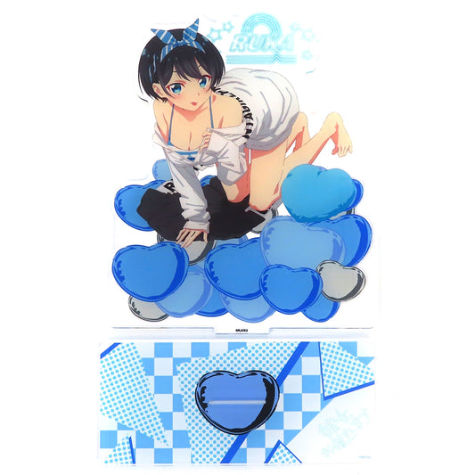 Ruka Sarashina BIG Acrylic Stand Cardigan Purchase Bonus Rent-a-Girlfriend x UNDER GROUND CIRCUS [USED]