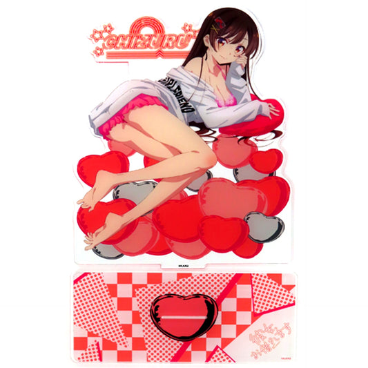 Chizuru Mizuhara BIG Acrylic Stand Cardigan Purchase Bonus Rent-a-Girlfriend x UNDER GROUND CIRCUS [USED]
