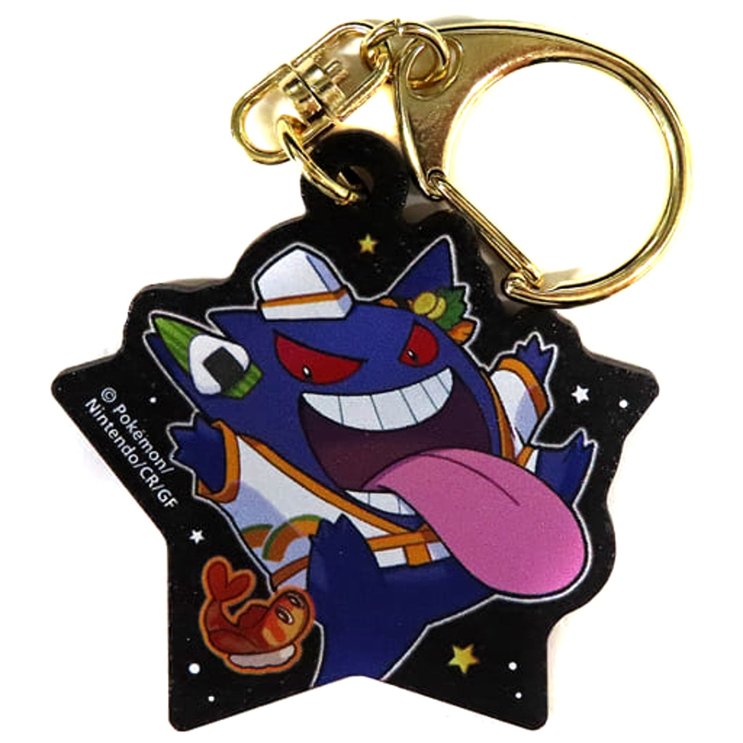 Pokemon Gengar Tatsugiri Paldea Spooky Halloween Wood Keychain Collection Pokemon Center Limited Keychains [USED]