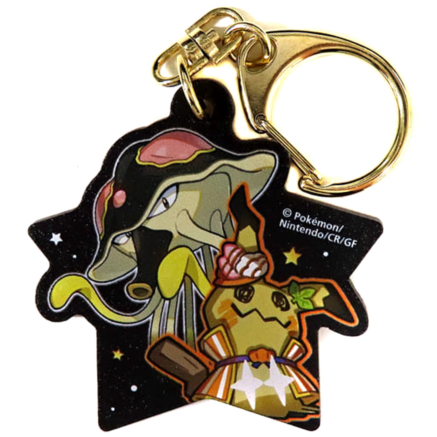 Pokemon Toedscruel Mimikyu Paldea Spooky Halloween Wood Keychain Collection Pokemon Center Limited Keychains [USED]