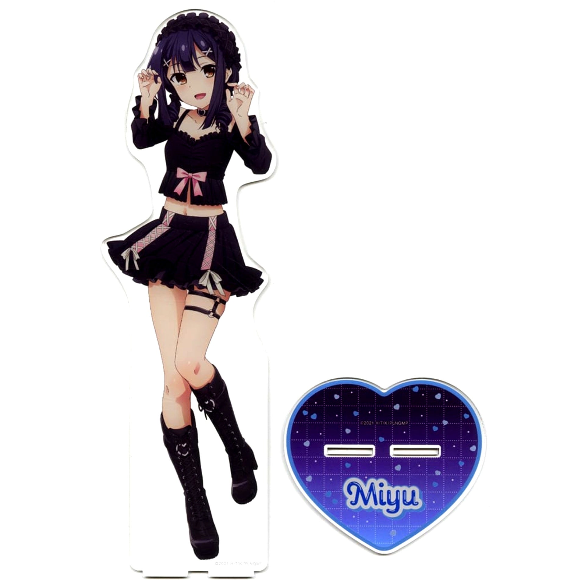 Miyu Edelfelt Fate/kaleid liner Prisma Illya Anime 10th Anniv Pop Up Shop BIG Acrylic Stand BLACK Kawaii Style [USED]