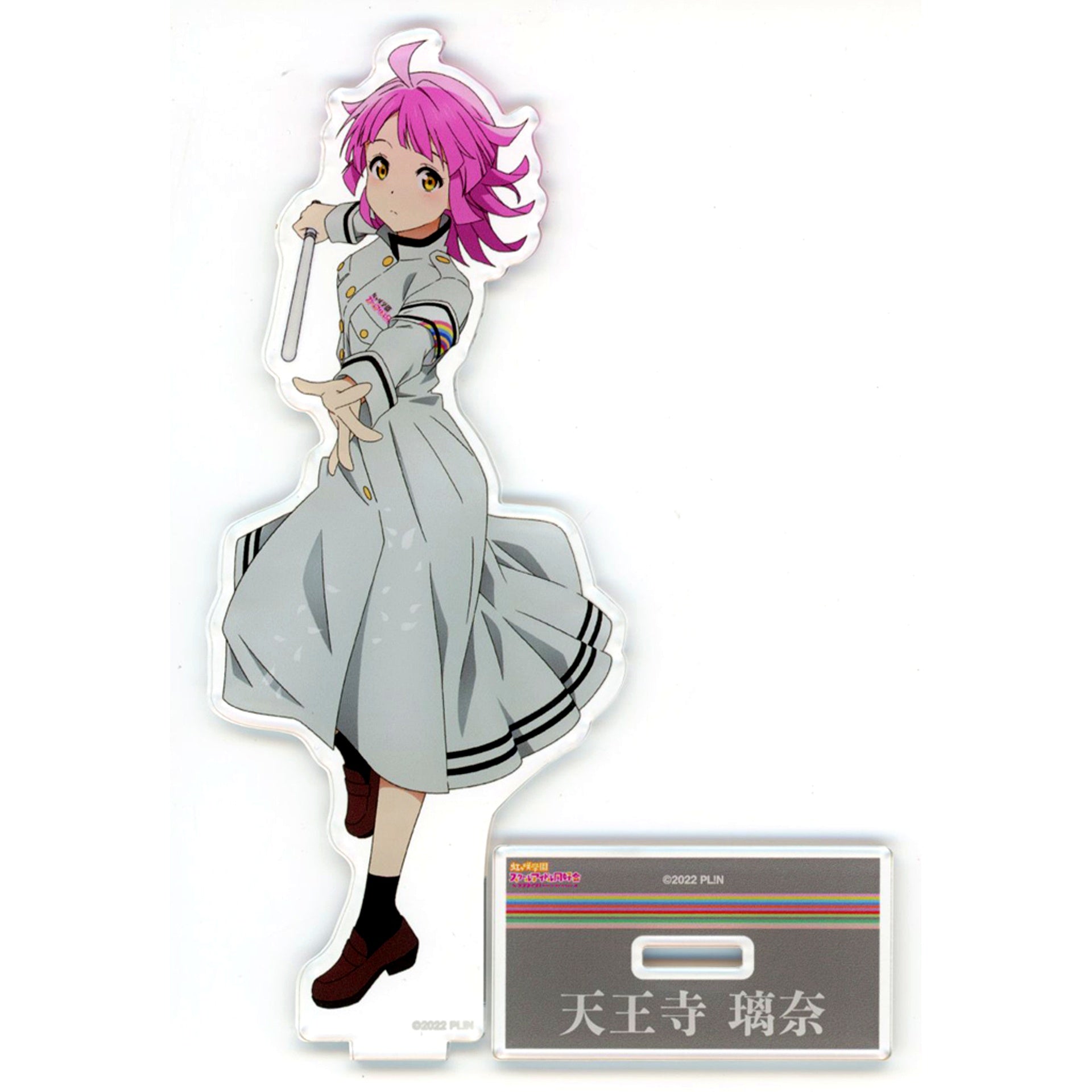 Rina Tennoji Illustration Ryoran! Victory Road Ver. Big Acrylic Stand Love Live! Nijigasaki High School Idol Club Pop Up Shop in Tower Records [USED]