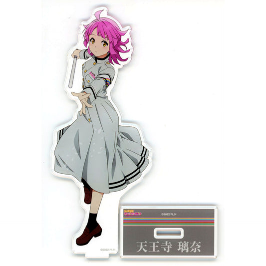 Rina Tennoji Illustration Ryoran! Victory Road Ver. Big Acrylic Stand Love Live! Nijigasaki High School Idol Club Pop Up Shop in Tower Records [USED]