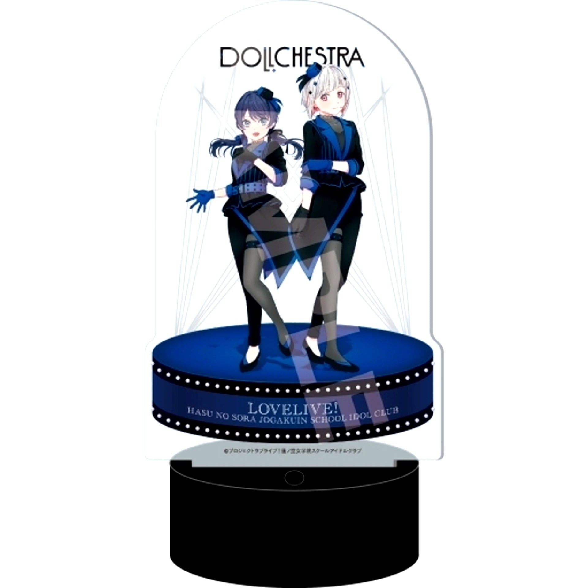 DOLLCHESTRA B. Love Live! Hasunosora Girls High School Idol Club LED Big Acrylic Stand [USED]