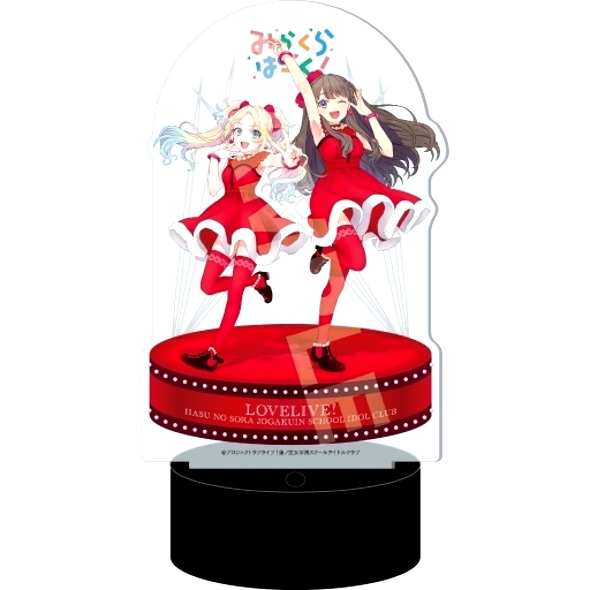 Mira-Cra Park! C. Love Live! Hasunosora Girls High School Idol Club LED Big Acrylic Stand [USED]