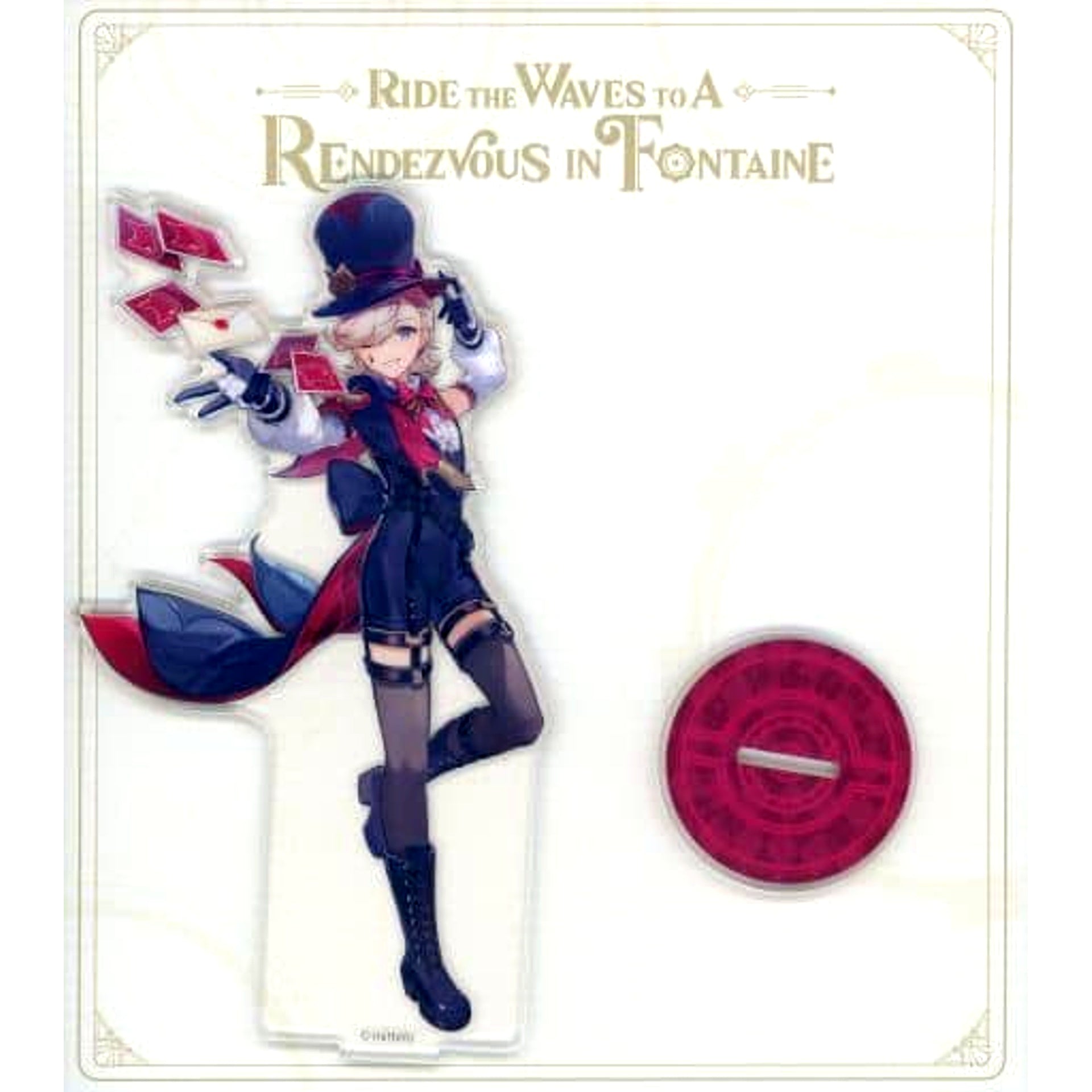 Lyney Genshin Impact Acrylic Stand "Genshin Impact Endless Adventure Journey in Teyvat - Fontaine Edition Game Art Exhibition" [USED]