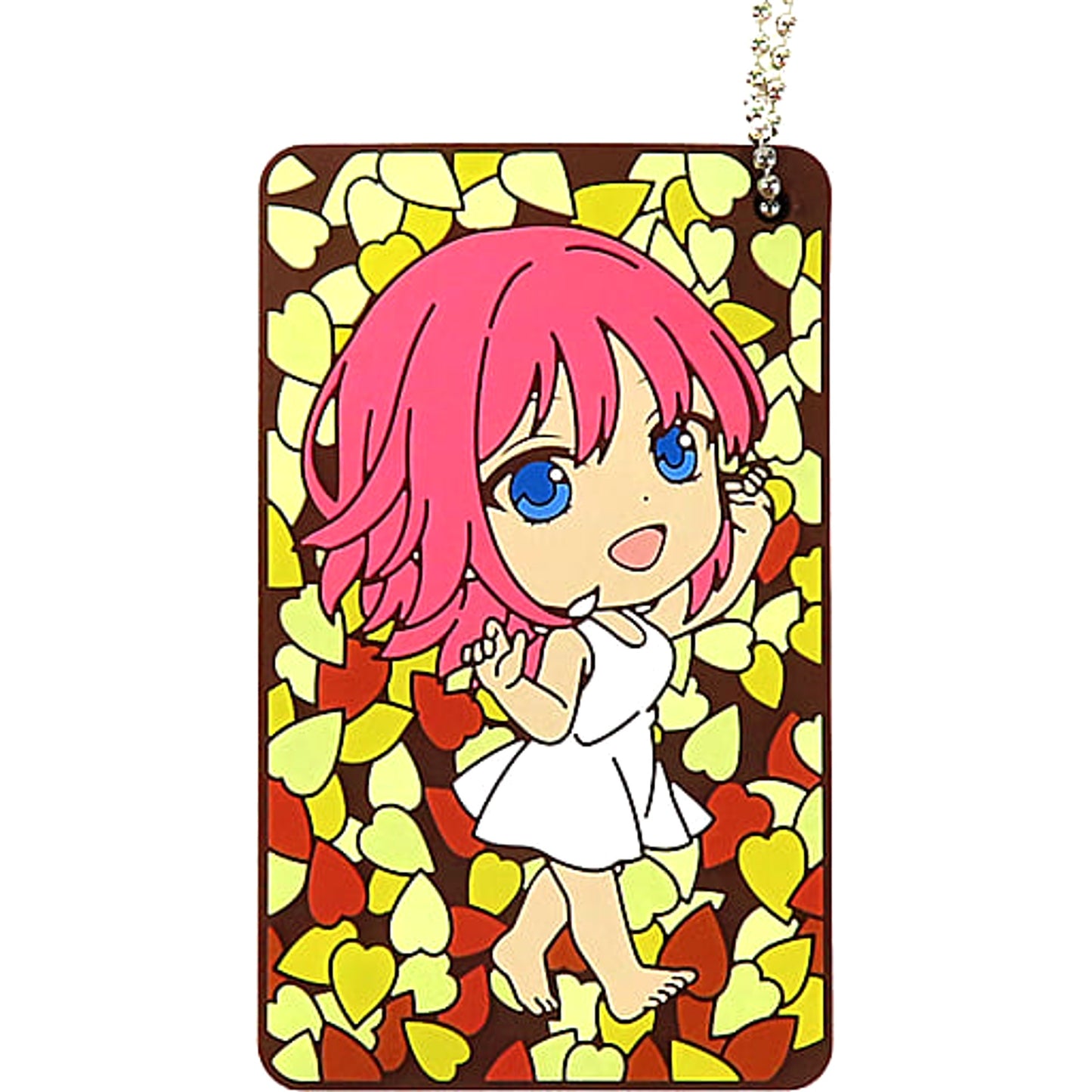 The Quintessential Quintuplets Movie Nino Nakano White Dress Ichiban Kuji Meguri no Kiseki Rubber Collection Kyunchara Illustrations Prize H Keychains [USED]