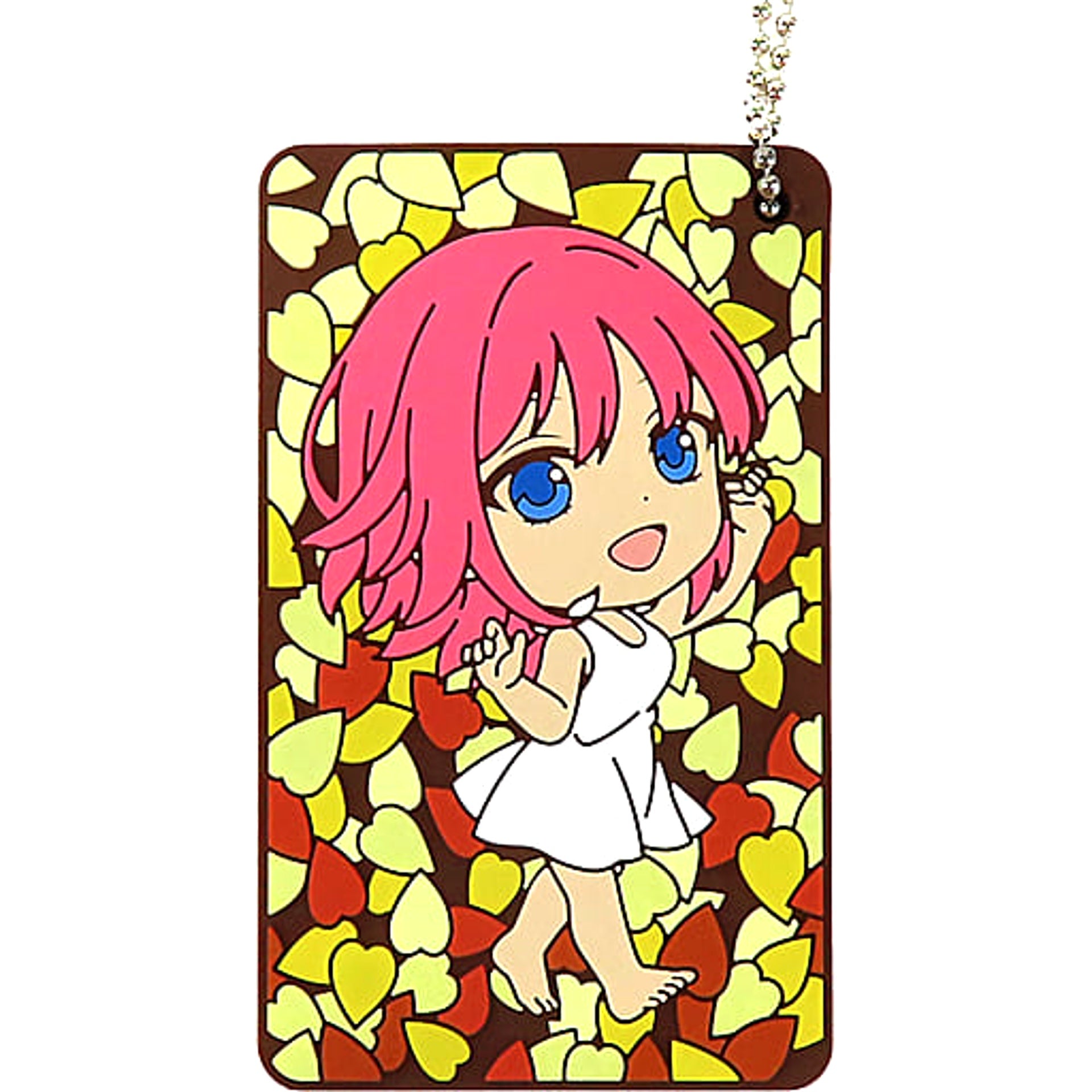 The Quintessential Quintuplets Movie Nino Nakano White Dress Ichiban Kuji Meguri no Kiseki Rubber Collection Kyunchara Illustrations Prize H Keychains [USED]