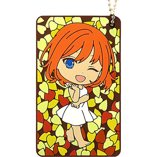 The Quintessential Quintuplets Movie Yotsuba Nakano White Dress Ichiban Kuji Meguri no Kiseki Rubber Collection Kyunchara Illustrations Prize H Keychains [USED]