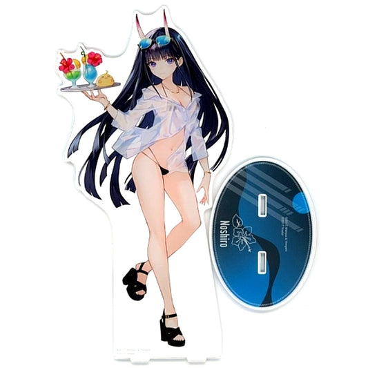 Noshiro Winning Prize Extra Large Acrylic Stand Azur Lane Swimsuit Ver. Illustration Winning One Shot Button Collection [USED]