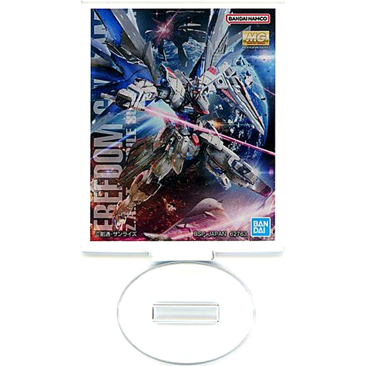 MG Freedom Gundam Ver. 2.0 Acrylic Stand Ichiban Kuji Mobile Suit Gundam Gunpla 2023 Prize J [USED]