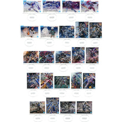 Mobile Suit Gundam Gundam Aerial & Others All 23 Types Set Ichiban Kuji Gunpla 2023 Acrylic Stand Prize J Acrylic Stands [USED]