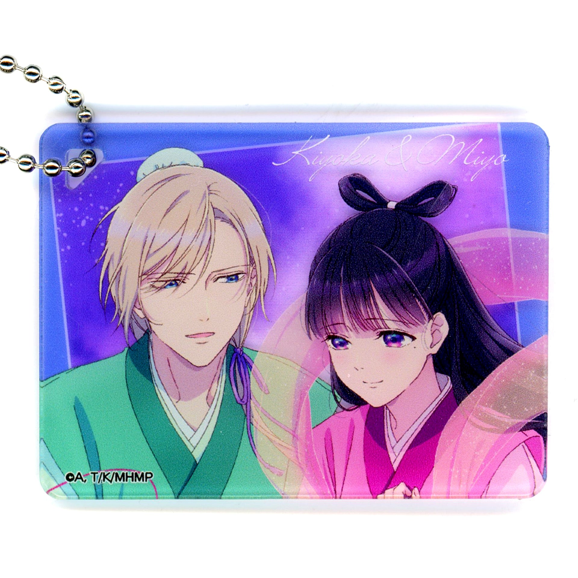 Miyo Saimori & Kiyoka Kudo My Happy Marriage Acrylic Keychain Kuji Mate Prize D-3 [USED]