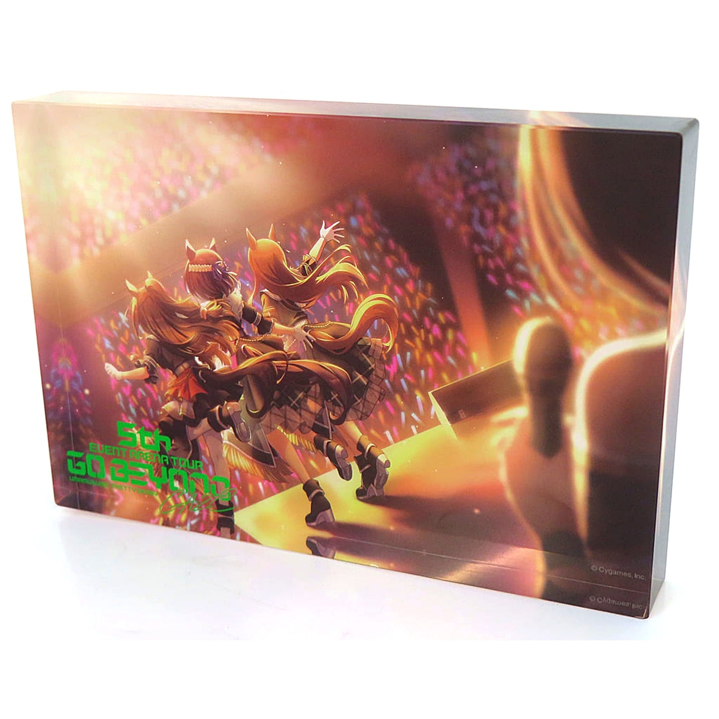 Group Uma Musume Pretty Derby 5th Event Arena Tour GO BEYOND Memorial Record GAZE Memorial Acrylic Block [USED]