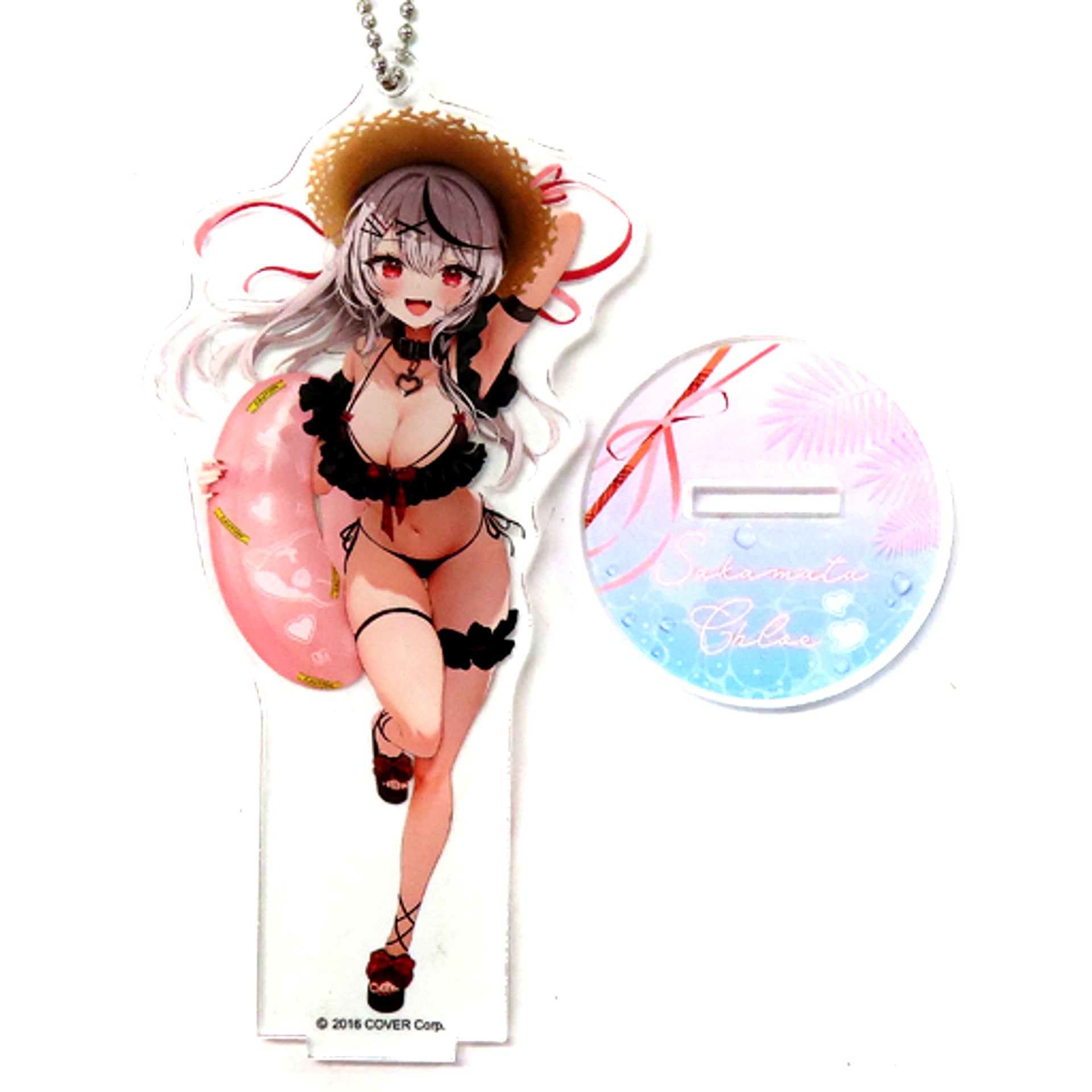 Sakamata Chloe Rukawa Negi Illustration Virtual YouTuber Hololive Acrylic Stand Keychain Sakamata Chloe x Captore [USED]
