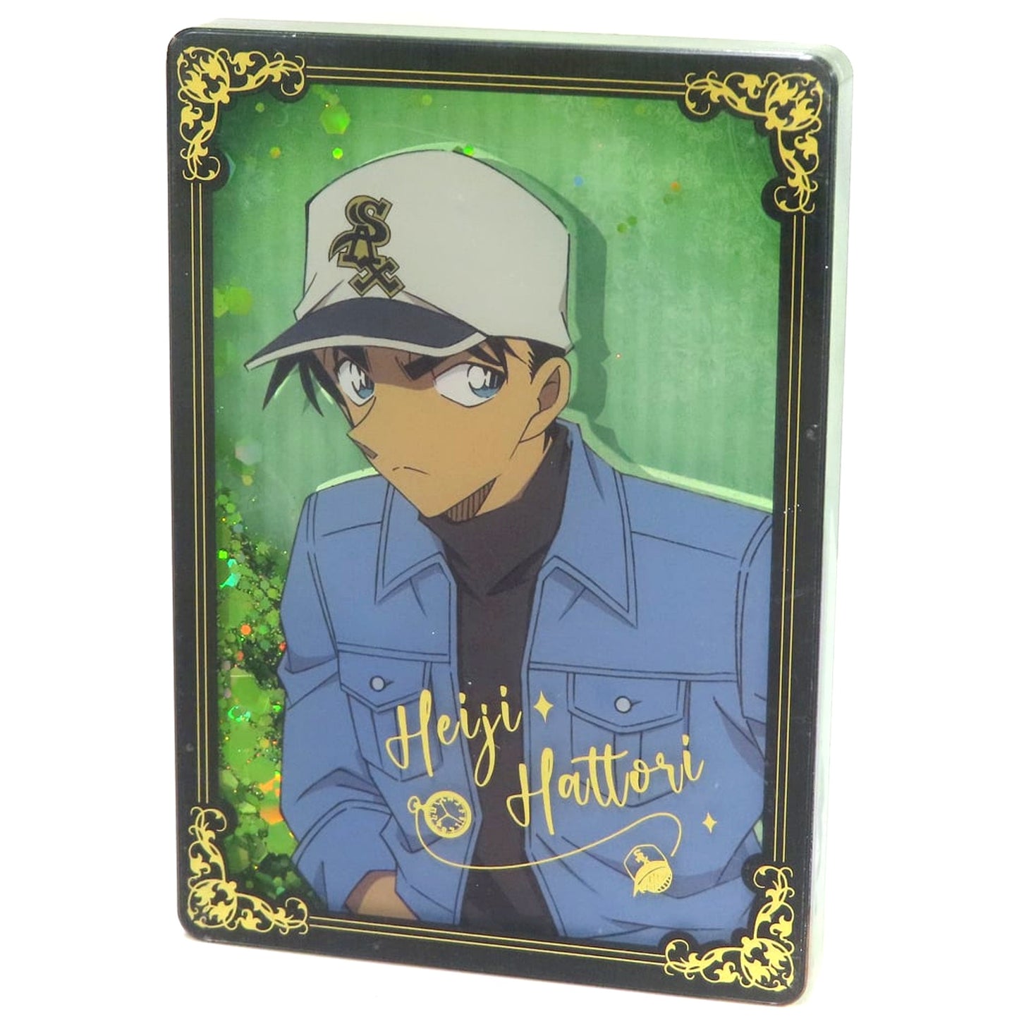 Heiji Hattori Truth Evidence Mahjong Quicksand Acrylic Block Detective Conan [USED]