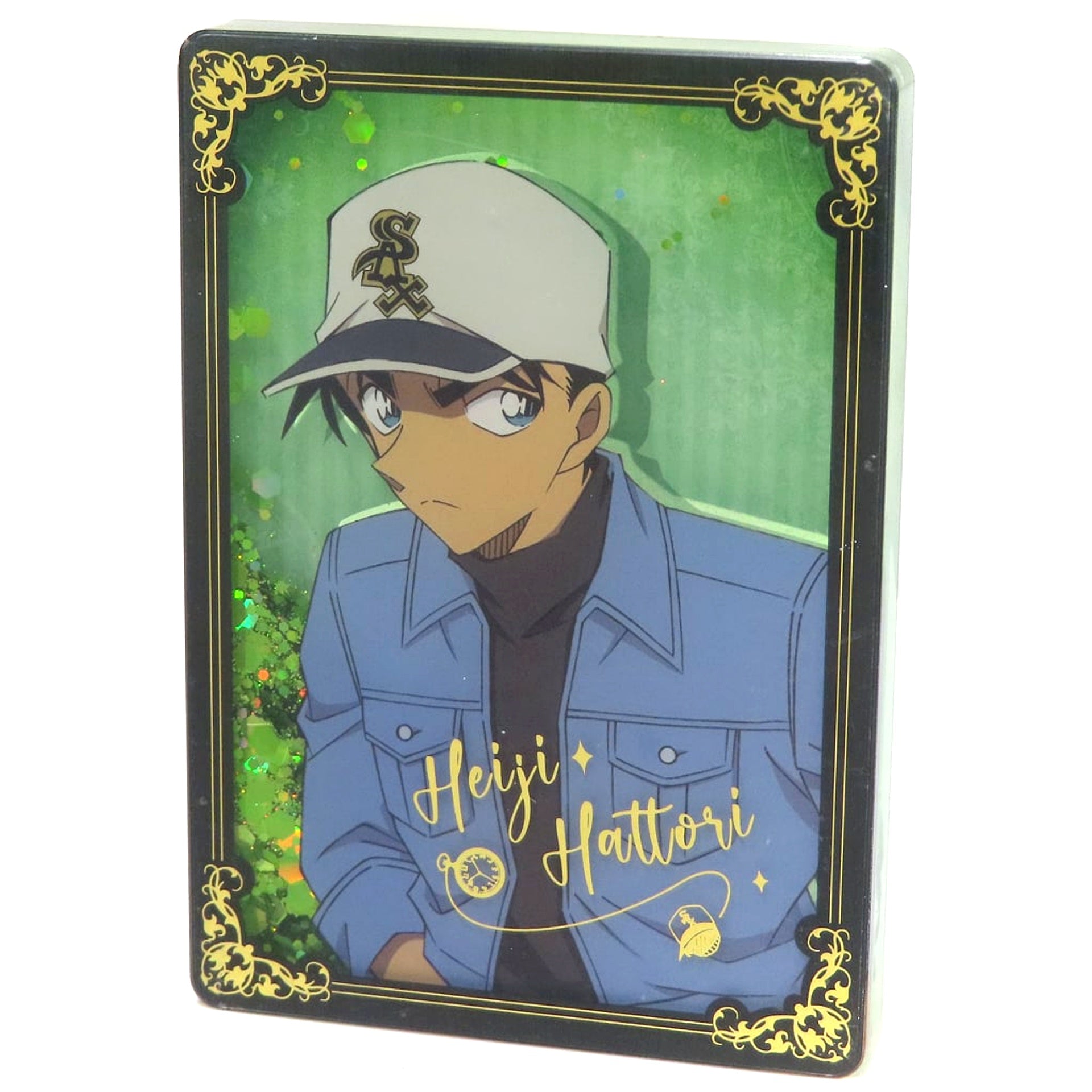 Heiji Hattori Truth Evidence Mahjong Quicksand Acrylic Block Detective Conan [USED]