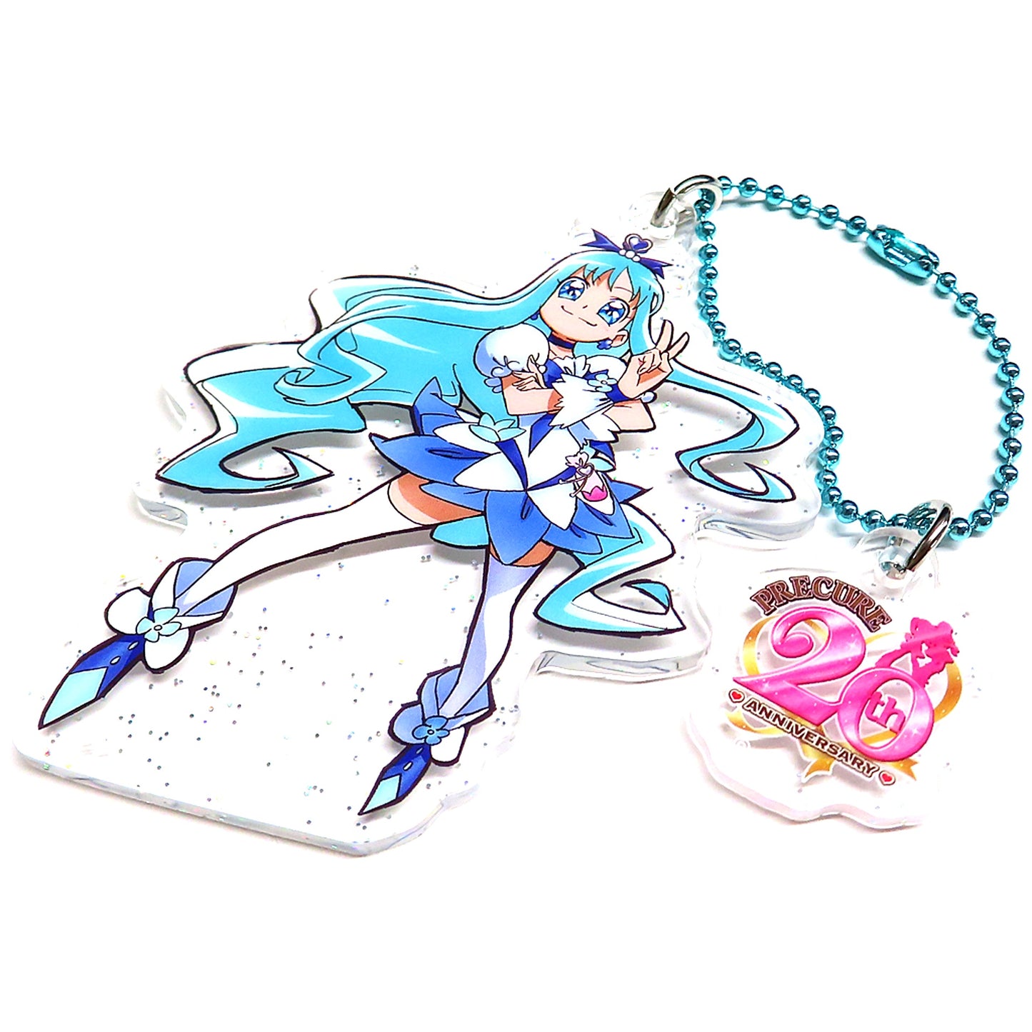 Cure Marine HeartCatch PreCure! 20th Anniversary Glitter Acrylic Keychain Vol.3 [USED]
