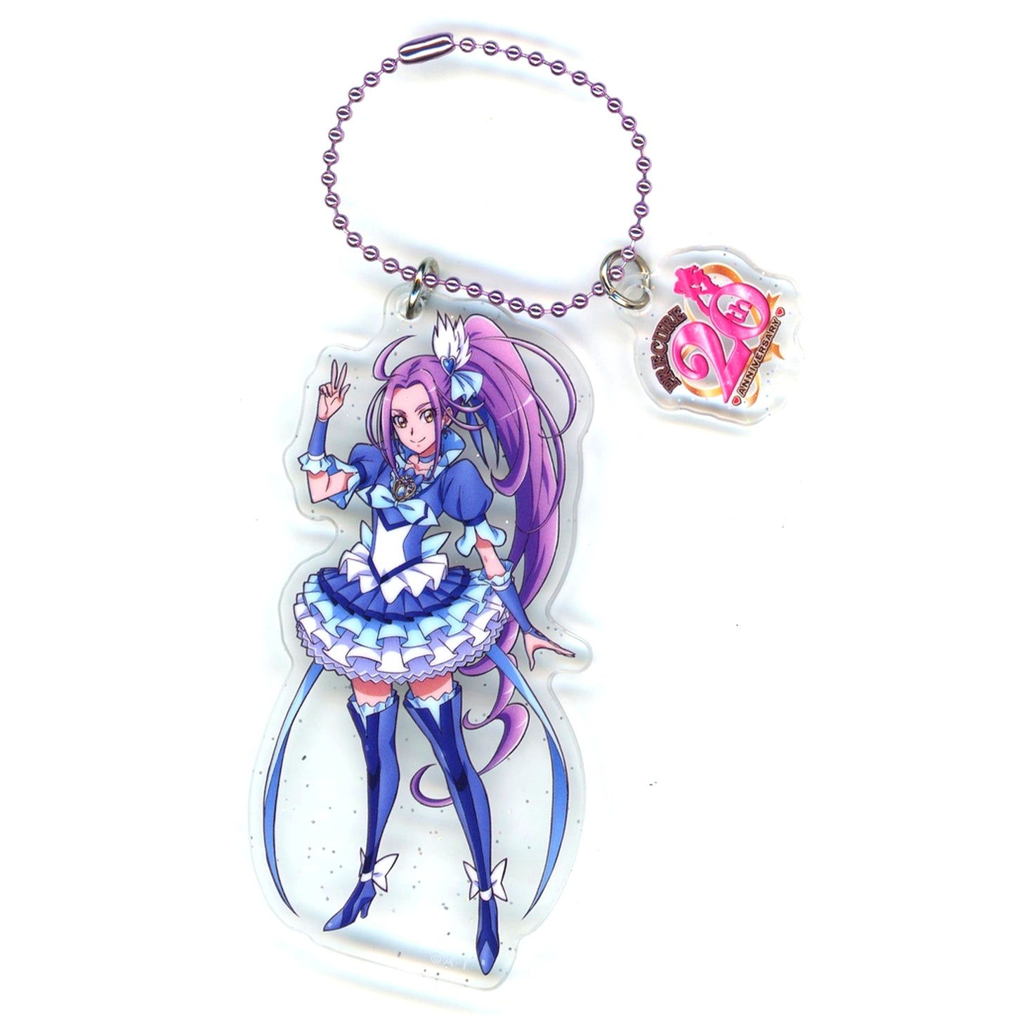 Cure Beat Suite Precure 20th Anniversary Glitter Acrylic Keychain Vol. 3 Pretty Store Limited [USED]