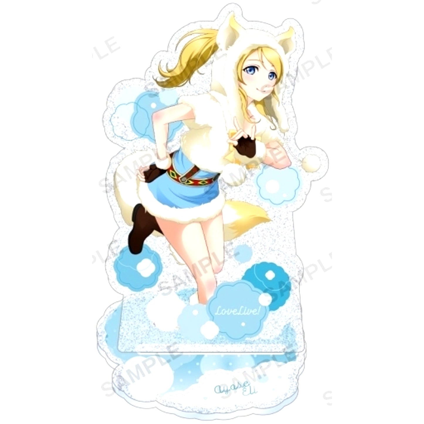 Eli Ayase Love Live! School Idol Festival Mu s Kirarin Acrylic Stand Animal Ver. [USED]