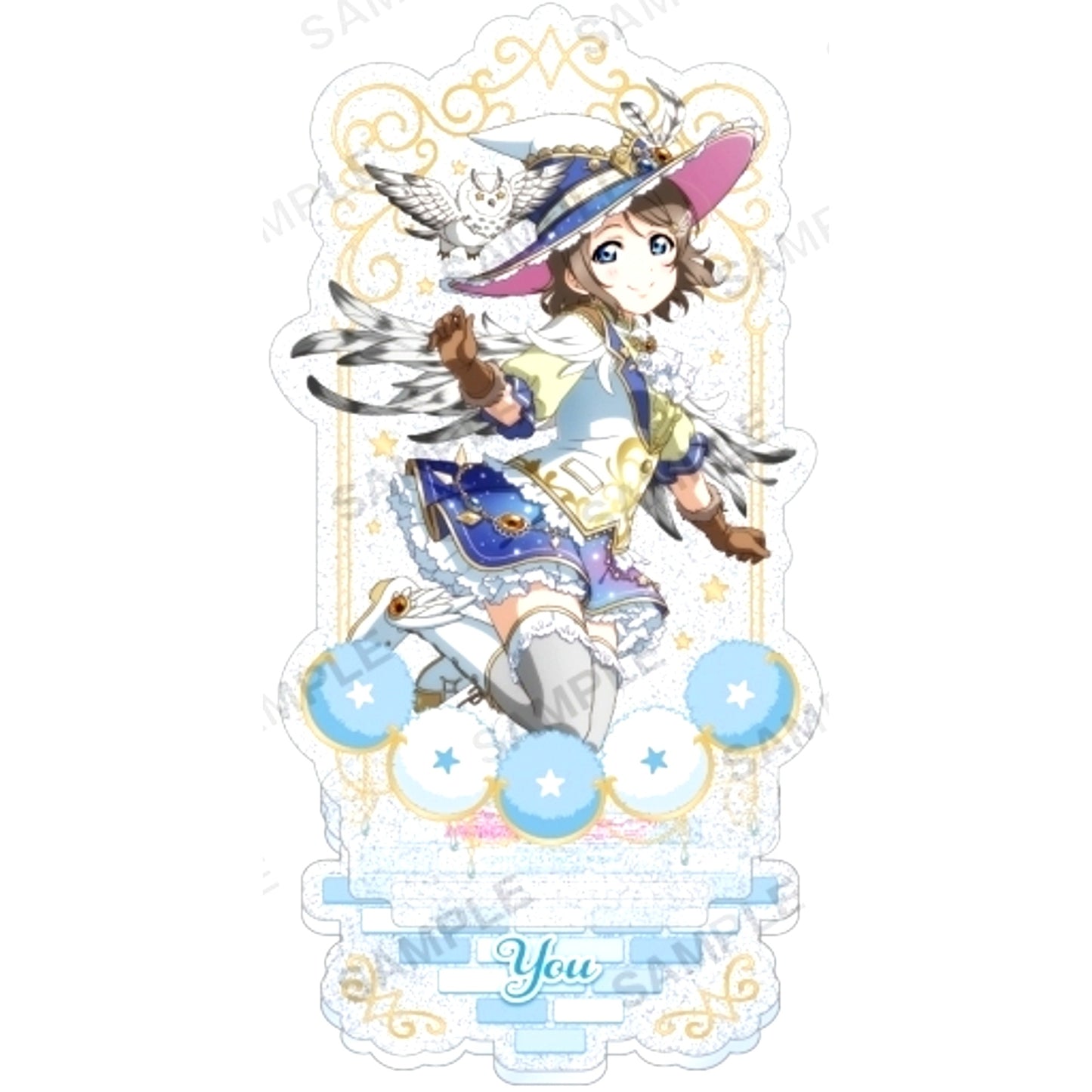 You Watanabe Love Live! School Idol Festival Aqours Kirarin Acrylic Stand Animal Ver. [USED]